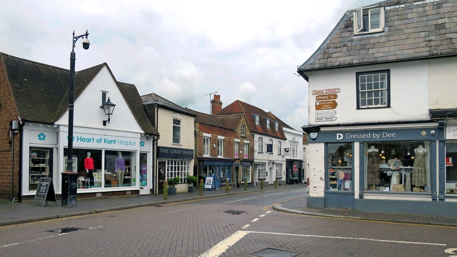 View of West Malling, Kent.