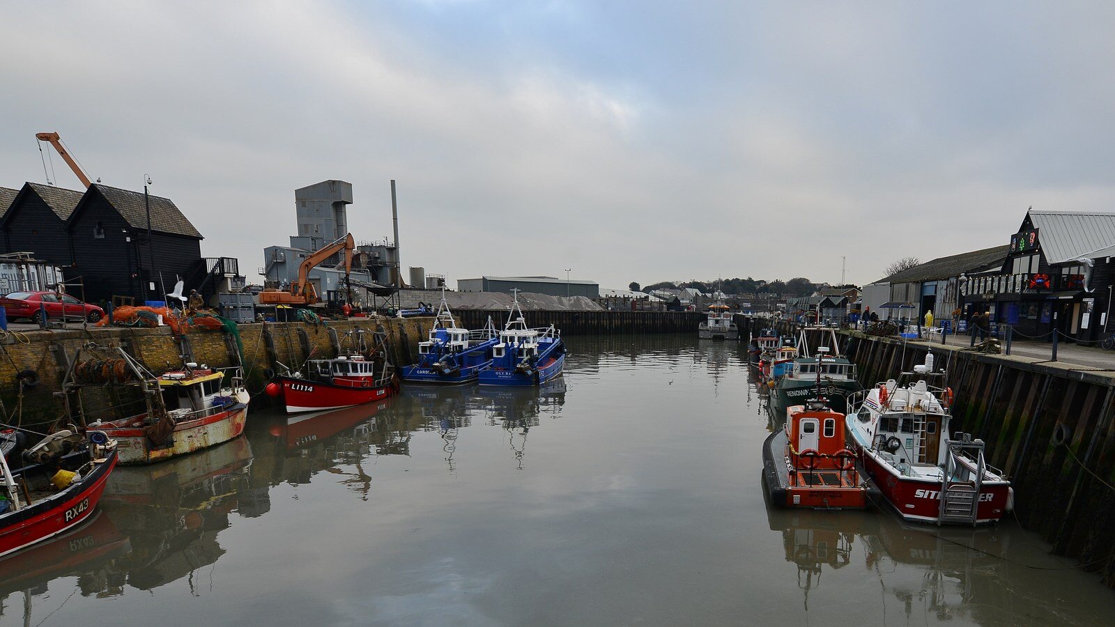 View of Whitstable, Kent.