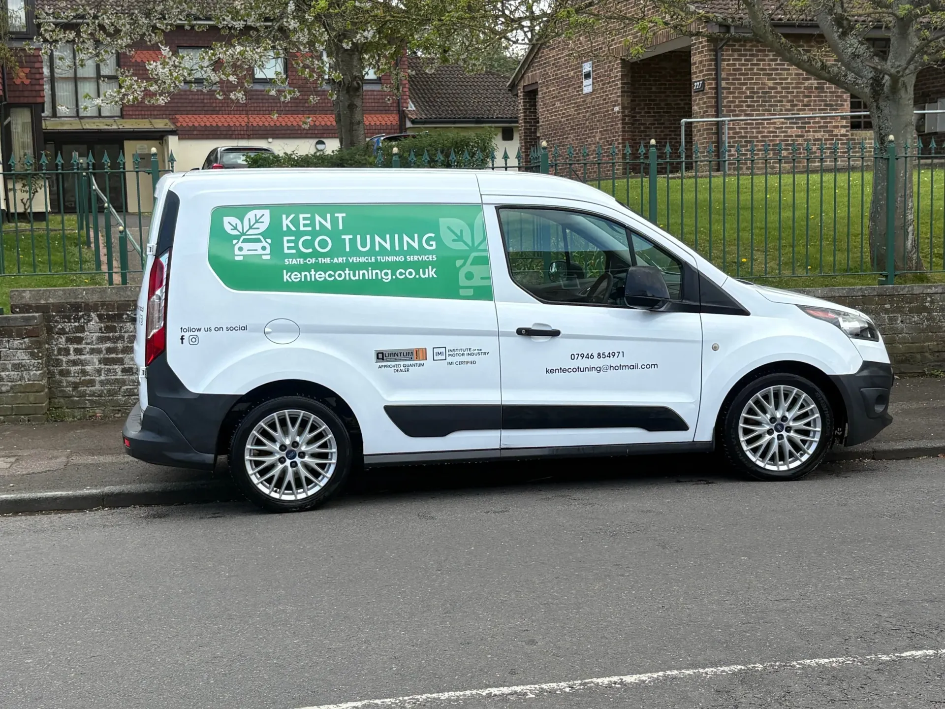 Kent Eco Tuning mobile remapping service van supporting a BMW appointment in Kent.