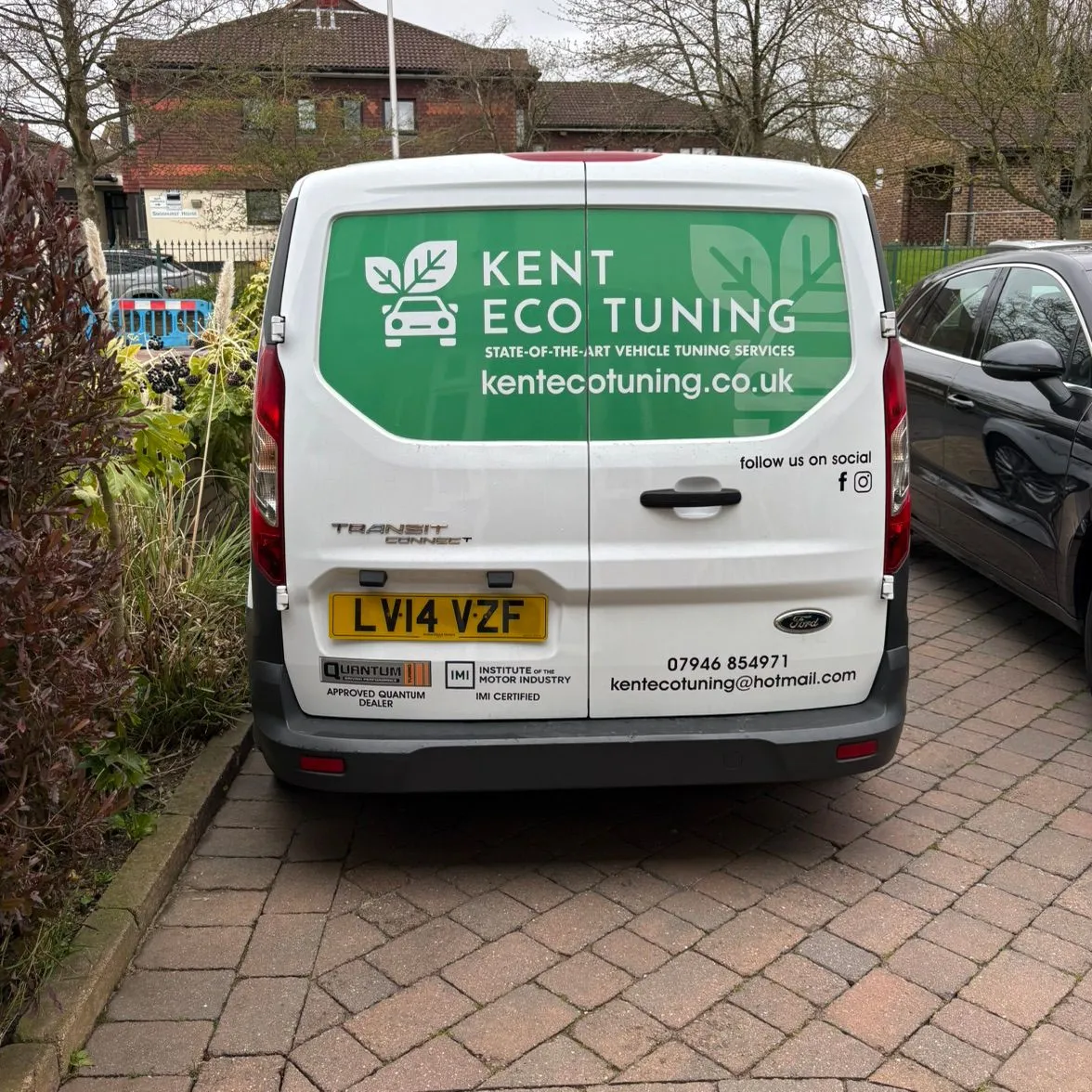 Kent Eco Tuning branded mobile service van