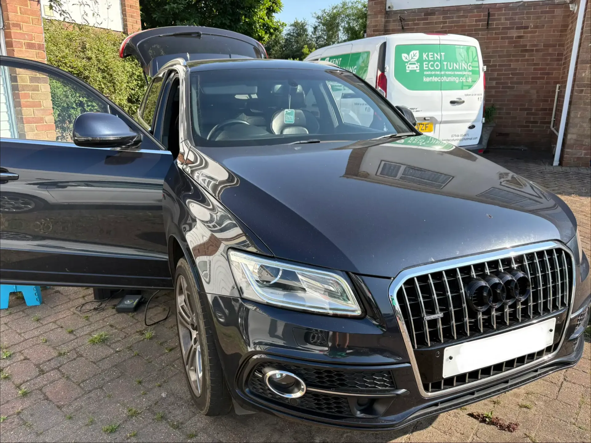Kent Eco Tuning mobile ECU remapping session on an Audi Q5 in Kent